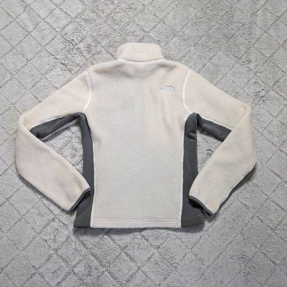The North Face Jacket Women's Small White Gray Summit Series Fleece Polartec - Picture 3 of 7